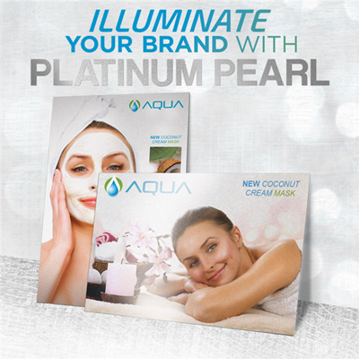 Platinum Pearl Business Cards